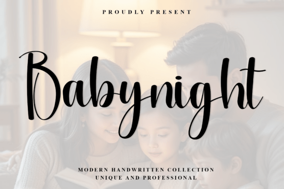 Babynight: The Handwritten Font for Elegant, Modern Design