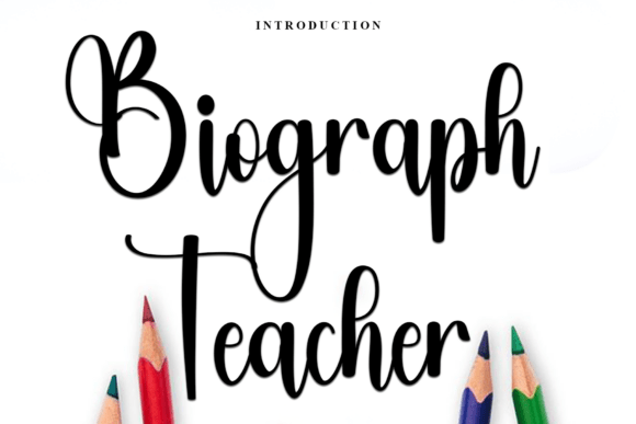 Biograph Teacher: A Typeface That Balances Character and Versatility