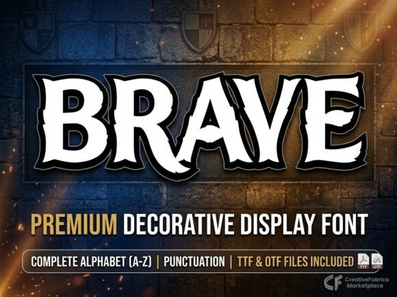 Brave: The Display Typeface That Commands Attention