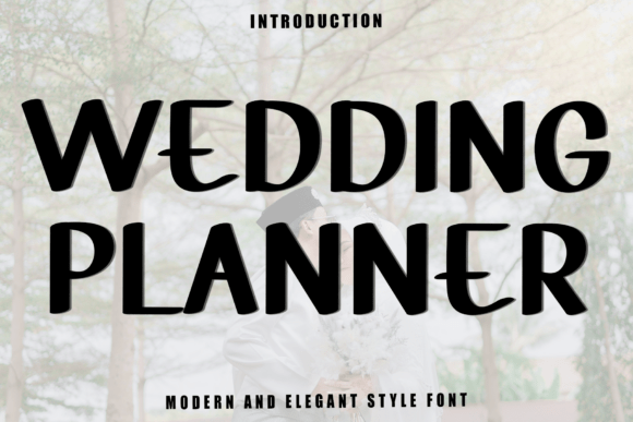 Celebrate Love with the Wedding Planer Typeface