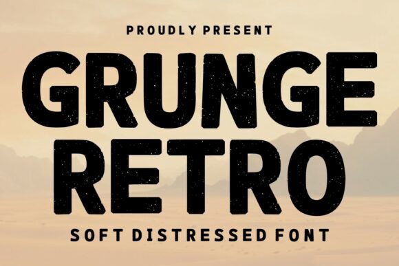 Channeling Nostalgia: The Raw Power of Grunge Retro Typography
