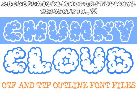 Chunky Cloud: The Font That Makes Designs Float