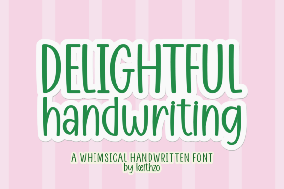 Delightful Handwriting: The Retro, Whimsical Font for Modern Creators