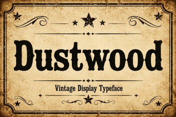 Dustwood: The Slab Serif That Brings Joyful Character