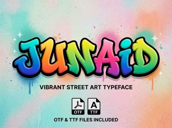 Junaid: The Street Art Typeface for Bold Visuals