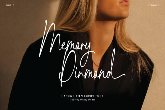 Memory Diamond: The Handwritten Font for Modern Brands
