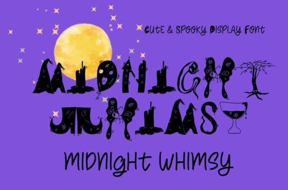 Midnight Whimsy: A Font That's Equal Parts Spooky and Sweet