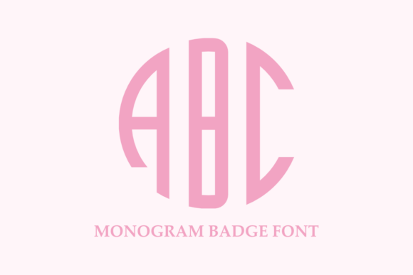 Monogram Badge: A Font That Crafts a Lasting Impression