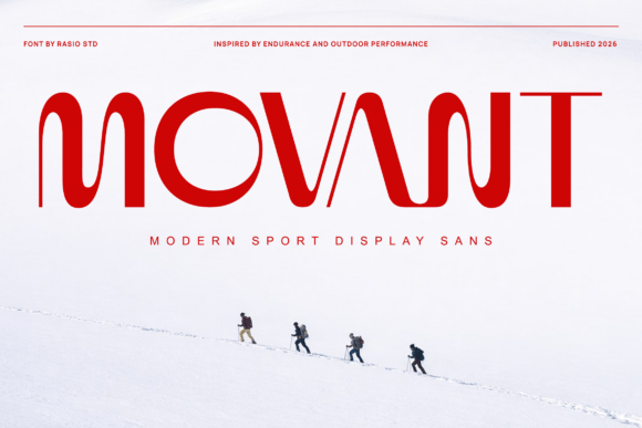 Movant: The Dynamic Typeface for Modern Athletic Branding