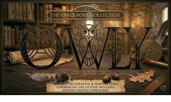 Owly: Where Woodland Magic Meets Modern Typography
