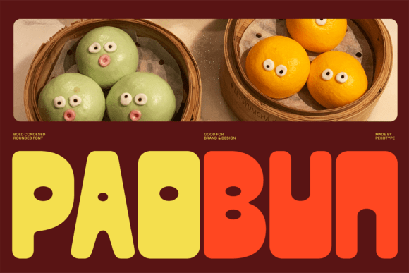 Paobun: The Chunky Display Font That Brings Instant Personality