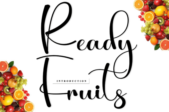 Ready Fruits: A Handwritten Font with Timeless Character