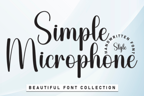 Simple Microphone: A Font That Feels Like a Warm Handshake