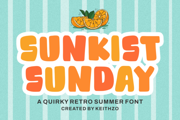 Sunkist Summer: A Blast of Retro Sunshine for Your Designs