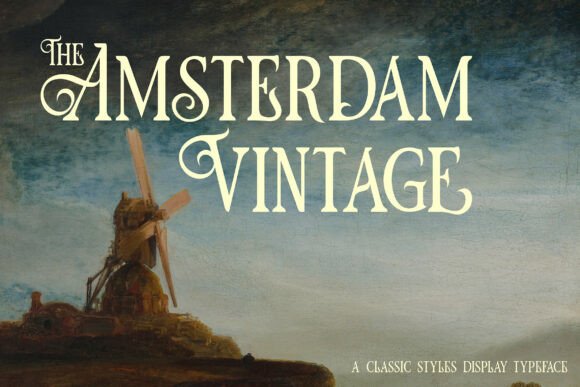 The Amsterdam Vintage: A Serif with Modern Soul