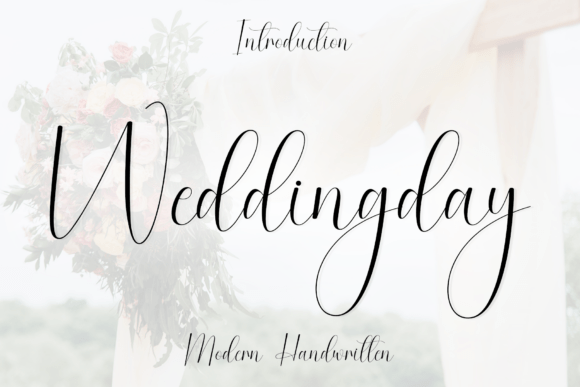 Weddingday: The Script Font for Elegant Branding